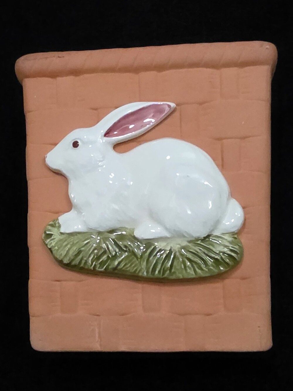 Vintage Takahashi Japan Bunny Rabbit Wall Pocket Planter